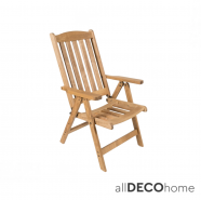 FOLD UP ARMCHAIR | 5 POSITIONS