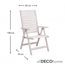  FOLD UP ARMCHAIR | 5 POSITIONS 