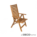  FOLD UP ARMCHAIR | 5 POSITIONS 