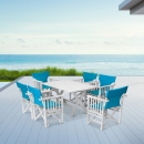  SET K9001 WITH FOLDING TABLE 1.20 WHITE FRAME 